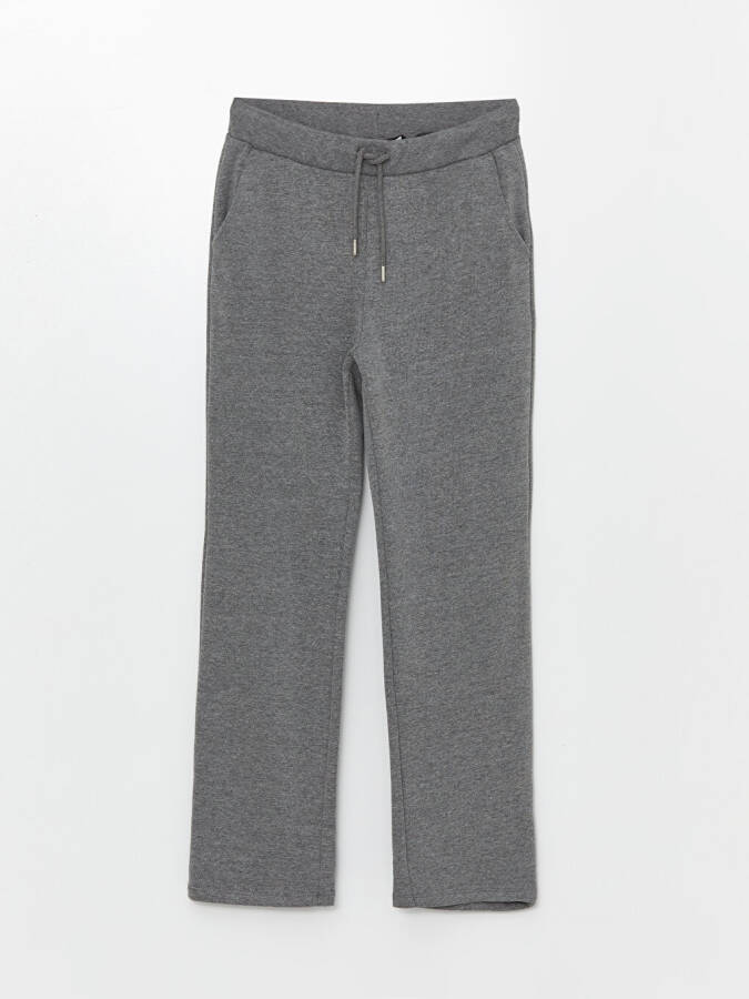 Women's Elastic Waist Plain Sweatpants - 8