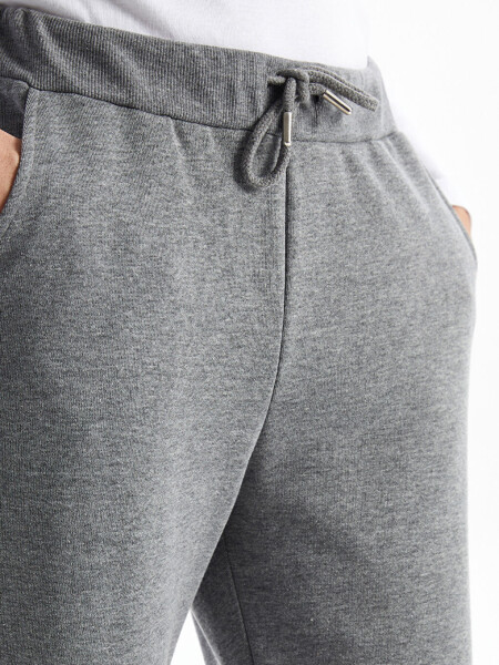 Women's Elastic Waist Plain Sweatpants - 3