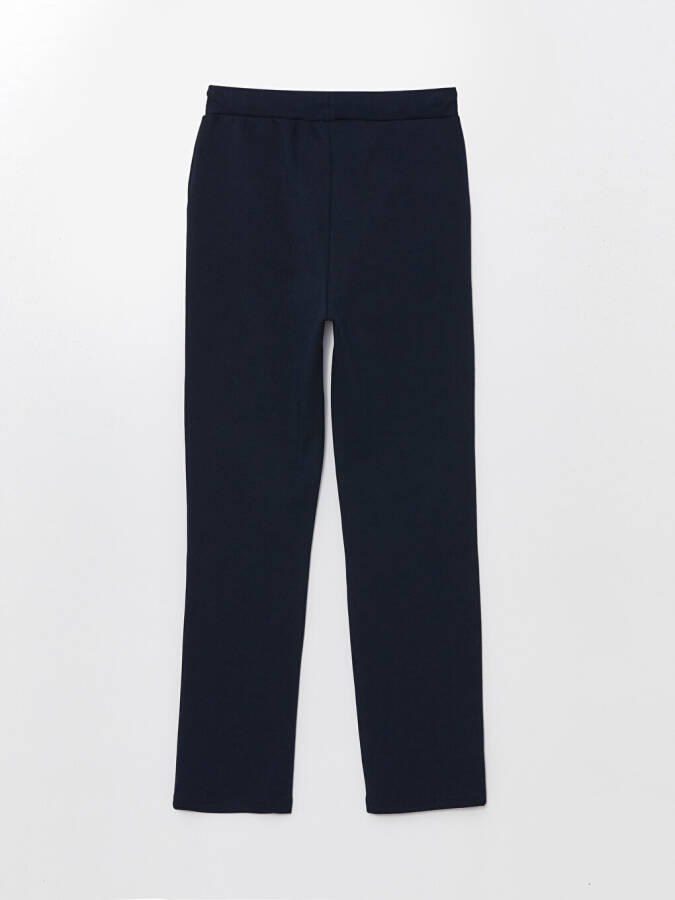 Women's Elastic Waist Plain Sweatpants - 9