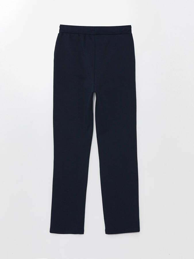 Women's Elastic Waist Plain Sweatpants - 6