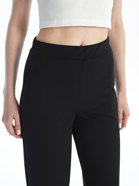 Women's Elastic Waist Plain Sweatpants - 11