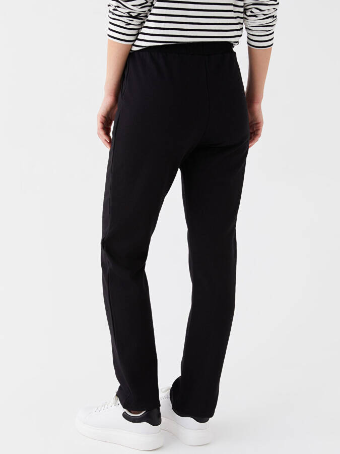 Women's Elastic Waist Plain Sweatpants - 12