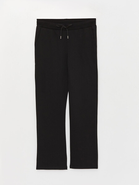 Women's Elastic Waist Plain Sweatpants - 6