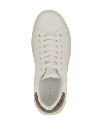Women's Elbina Contrast Heel Lace-Up Sneakers - 4