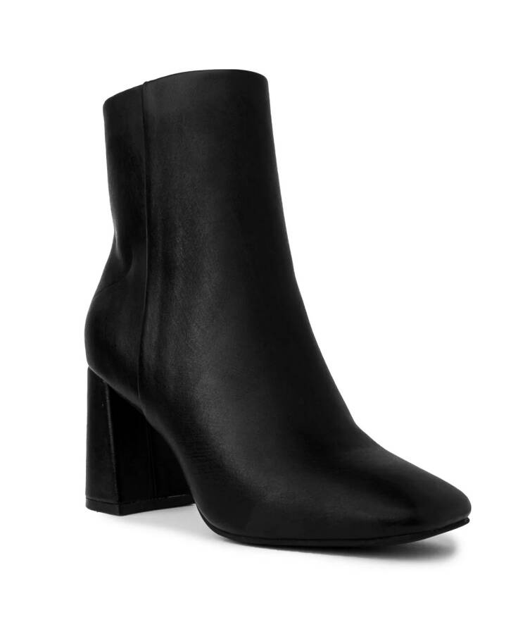 Women's Element Square Toe Dress Booties Black Smooth - 1