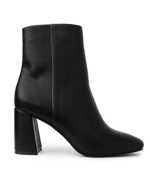 Women's Element Square Toe Dress Booties Black Smooth - 2