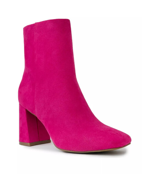 Women's Element Square Toe Dress Booties Fuchsia - 1