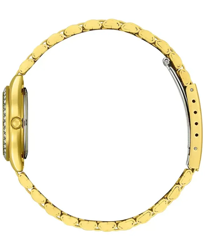 Women's Embellished Gold-Tone Stainless Steel Bracelet Watch 26mm-Gold-tone - 2