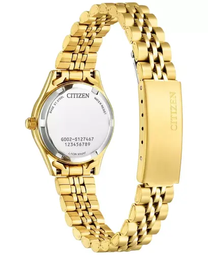 Women's Embellished Gold-Tone Stainless Steel Bracelet Watch 26mm-Gold-tone - 3