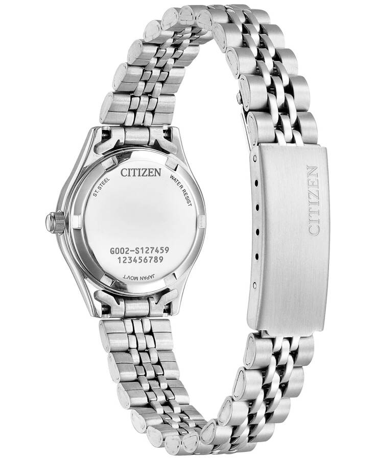 Women's Embellished Silver-Tone Stainless Steel Bracelet Watch 26mm Silver-tone - 3