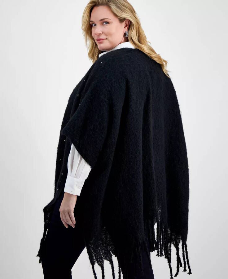 Women's Embellished Topper Wrap, Created for Modazone Black - 3