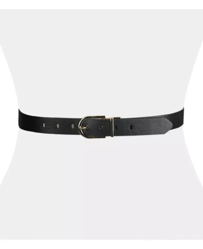 Women's Embossed Casual Reversible Belt - 6