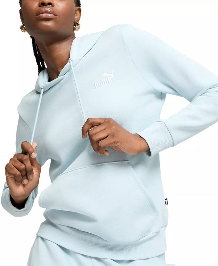 Women's Embroidered Fleece Hoodie Sweatshirt Frosted Dew - 1