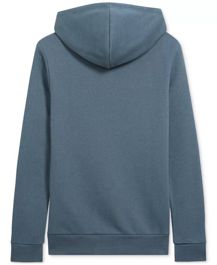 Women's Embroidered Fleece Hoodie Sweatshirt Gray Skies - 3