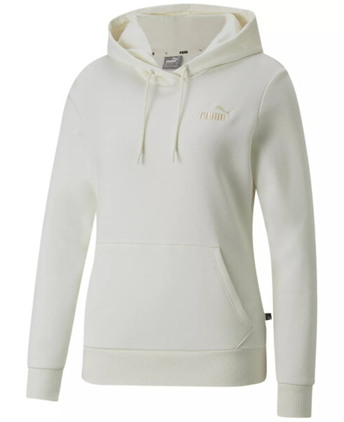 Women's Embroidered Fleece Hoodie Sweatshirt Ivory - 6