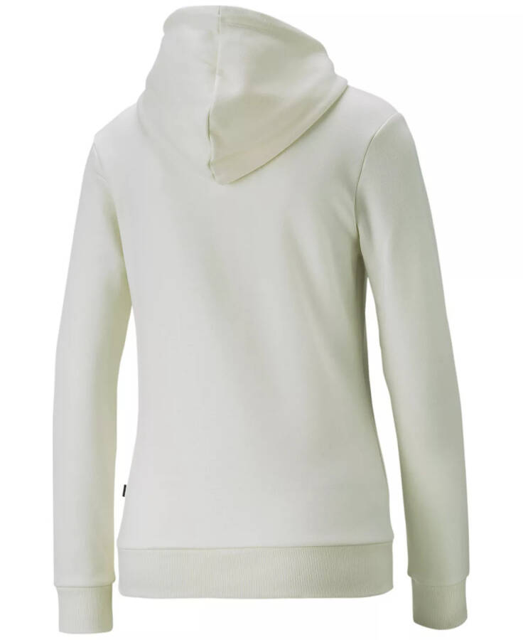 Women's Embroidered Fleece Hoodie Sweatshirt Ivory - 7