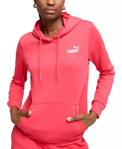 Women's Embroidered Fleece Hoodie Sweatshirt Tart Cherry - 1