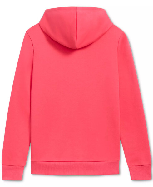 Women's Embroidered Fleece Hoodie Sweatshirt Tart Cherry - 5