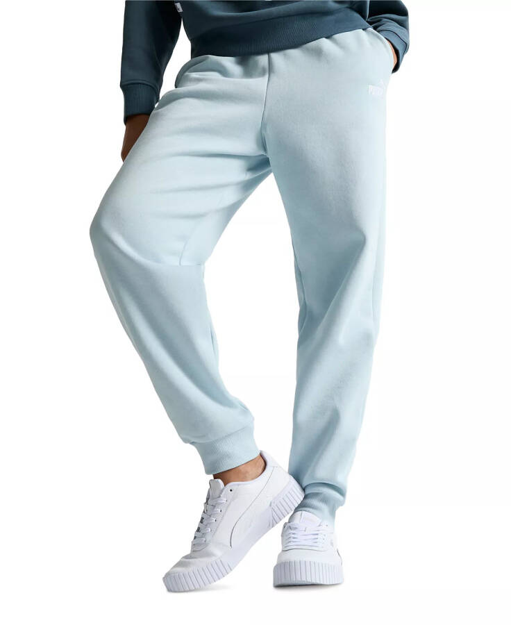 Women's Embroidered-Logo Fleece Sweatpant Joggers Frosted Dew - 1