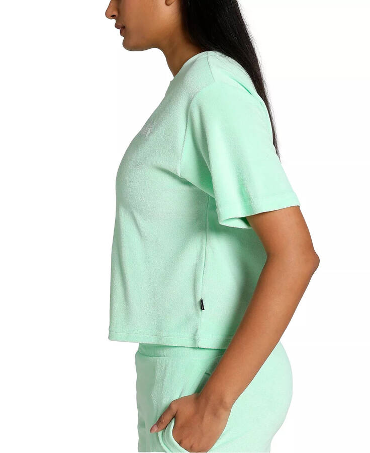 Women's Essential Terry Cloth T-Shirt Fresh Mint - 3