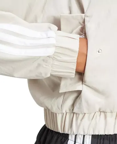 Women's Essentials 3-Stripes Lifestyle Bomber Jacket - Wonder Alumina - 4