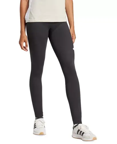 Women's Essentials Big Logo Cotton Leggings-Black/white - 1