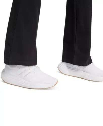 Women's Essentials Small Logo Flared Leggings-Black/White - 5