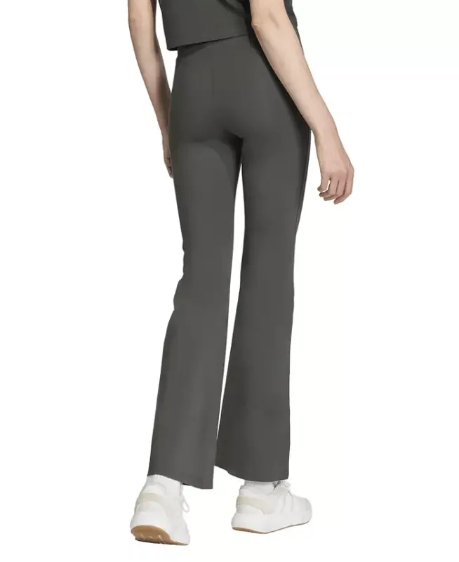 Women's Essentials Small Logo Flared Leggings - Gray - 4