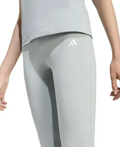 Women's Essentials Small Logo Flared Leggings - Lt/pas Grn - 3