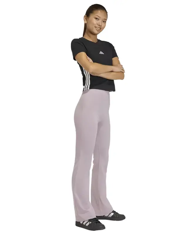 Women's Essentials Small Logo Flared Leggings - Lt/pas Pur - 2