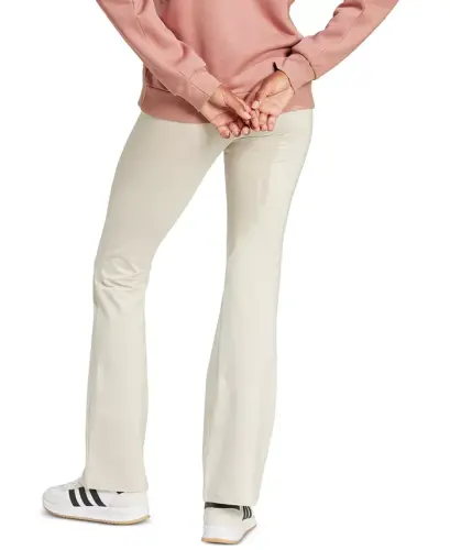Women's Essentials Small Logo Flared Leggings - Wonder Alumina/white - 3