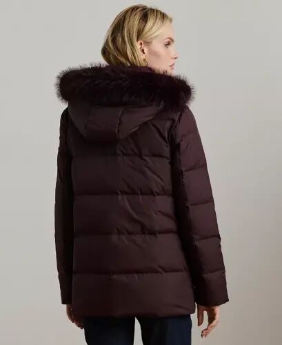 Women's Faux-Fur Hooded Puffer Coat - Pinot Noir - LAUREN RALPH LAUREN (1)