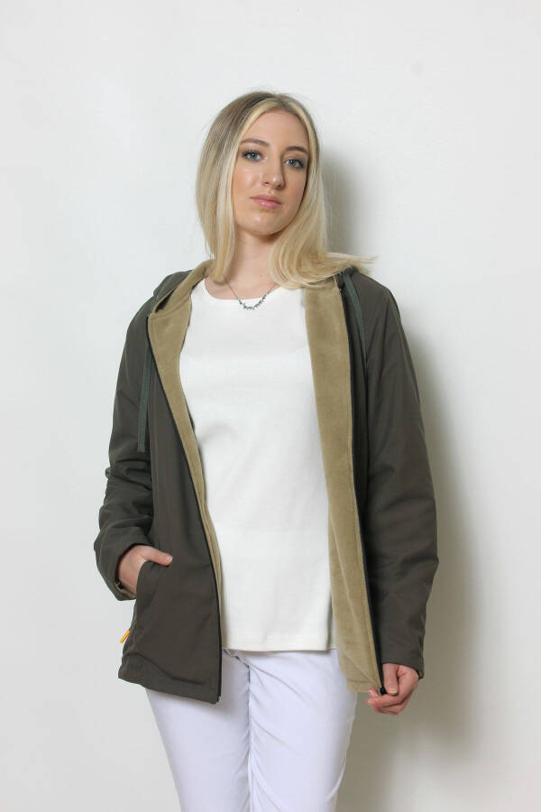 Women's Fleece Lined Jacket - 4