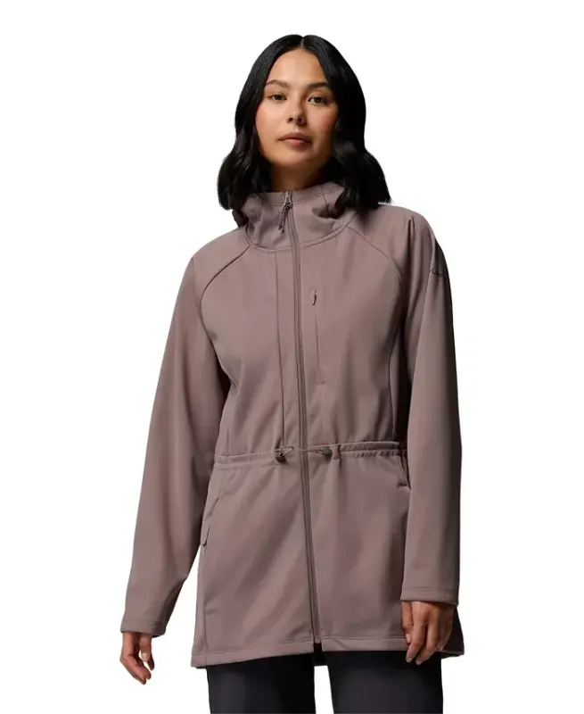 Women's Flora Park II Softshell Jacket - Iron - COLUMBIA