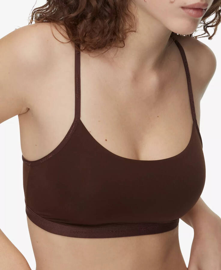 Women's Form To Body Unlined Bralette QF6757 Umber - 3