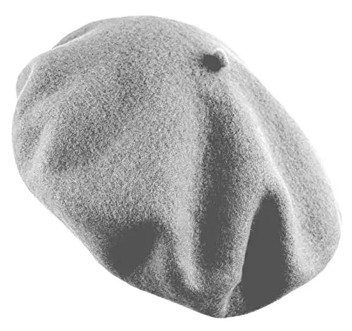 Women's French Beret Hat Solid Color Plain Wool Classic Traditional Artist Cap - 2