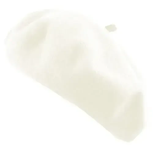 Women's French Beret Hat Solid Color Plain Wool Classic Traditional Artist Cap - WOMEN'S
