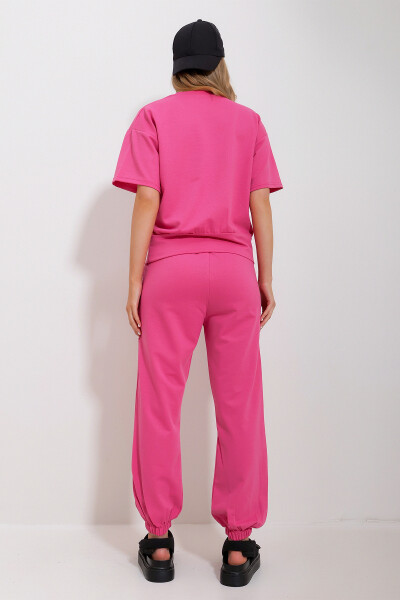 Women's Fuchsia W Printed Tracksuit ALC-X5889 - 8