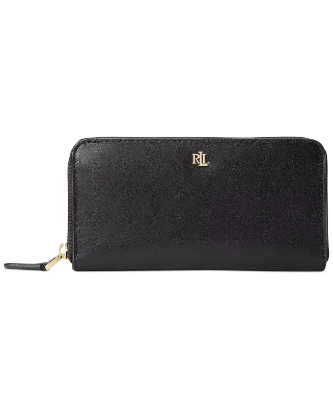 Women's Full-Grain Leather Large Zip Continental Wallet - 2