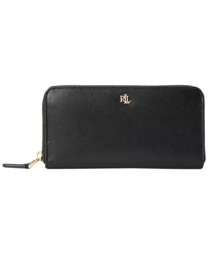 Women's Full-Grain Leather Large Zip Continental Wallet 