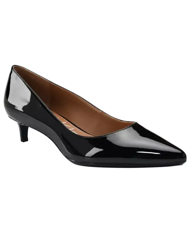 Women's Gabrianna Pointed Toe Kitten Heel Pumps - 1