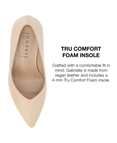 Women's Gabriella Pointed Toe Pumps - Shell - 7