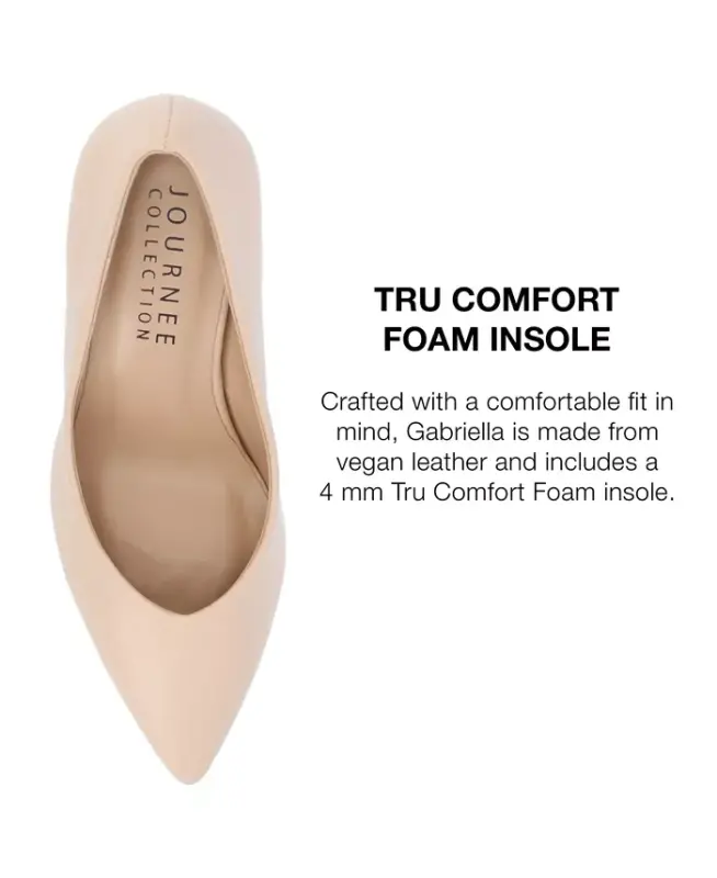 Women's Gabriella Pointed Toe Pumps - Vanilla - 8