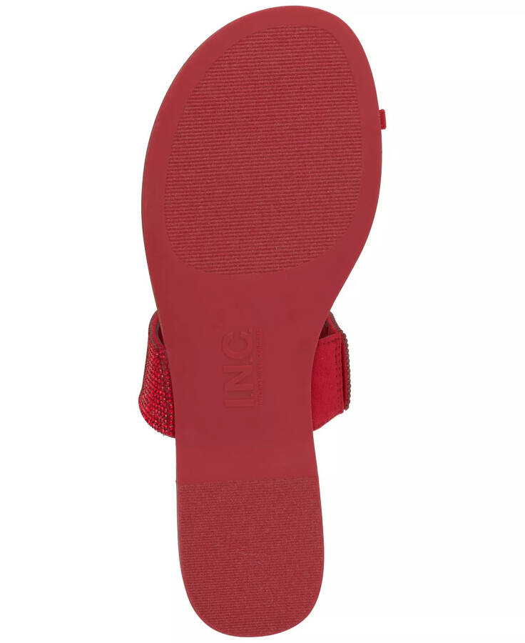 Women's Gavena Flat Sandals, Created for Modazone Red Heart - 5