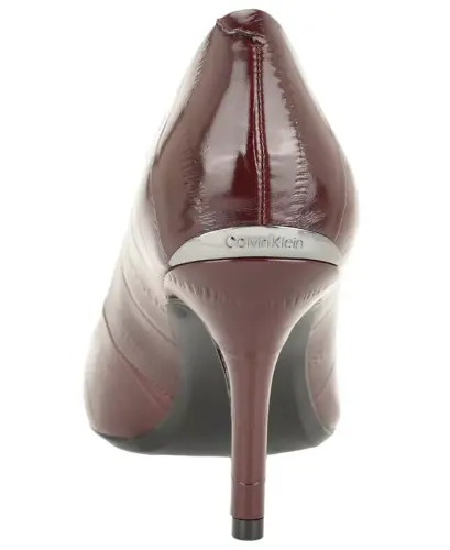 Women's Gayle Classic Pointed Toe Stiletto Pumps - Dark Red - 3