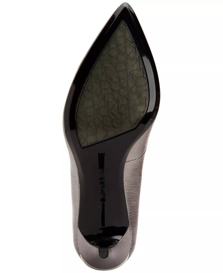 Women's Gayle Pointy Toe Classic Pumps Anthracite Leather - 4