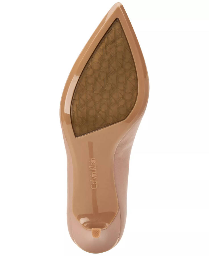 Women's Gayle Pointy Toe Classic Pumps Nude Leather - 5