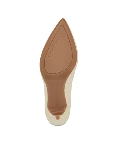 Women's Gayle Pointy Toe Stiletto Pumps-Ivory Patent - 5