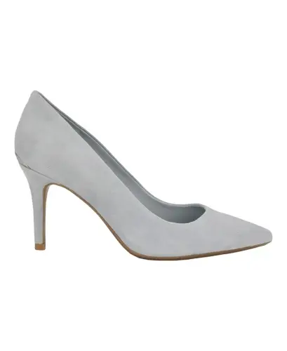 Women's Gayle Pointy Toe Stiletto Pumps - Light Blue Suede - CALVIN KLEIN (1)