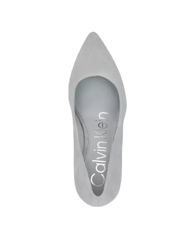 Women's Gayle Pointy Toe Stiletto Pumps - Light Blue Suede - 4